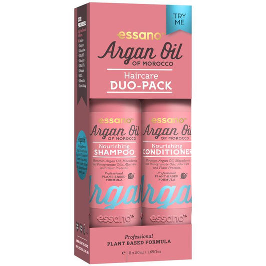 Essano Argan Oil Haircare Duo Pack - 2x50ml for Healthy Hair-Auzzi Store