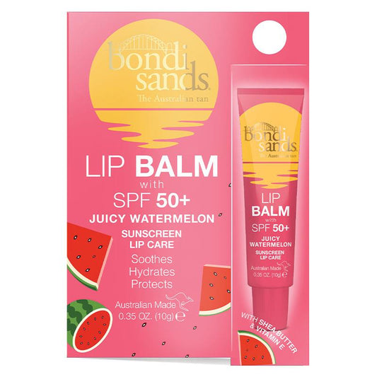 Bondi Sands SPF50 Watermelon Lip Balm 10g - Refreshing Hydration for Your Lips