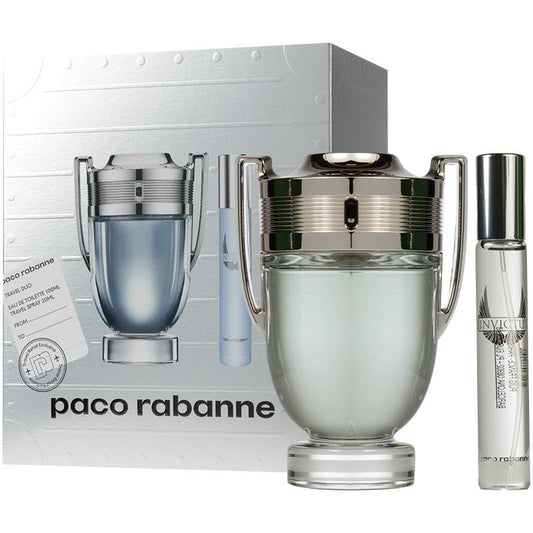 Paco Rabanne Rabanne Invictus Eau De Toilette 100ml + 20ml 2 Piece Set - Auzzistore