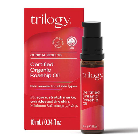 Trilogy Certified Organic Rosehip Oil Pump 10ml - Pure Skin Nourishment - Auzzi Store
