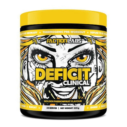 Faction Labs Deficit Clinical Thermogenic - Golden Passionfruit 200g - Auzzistore