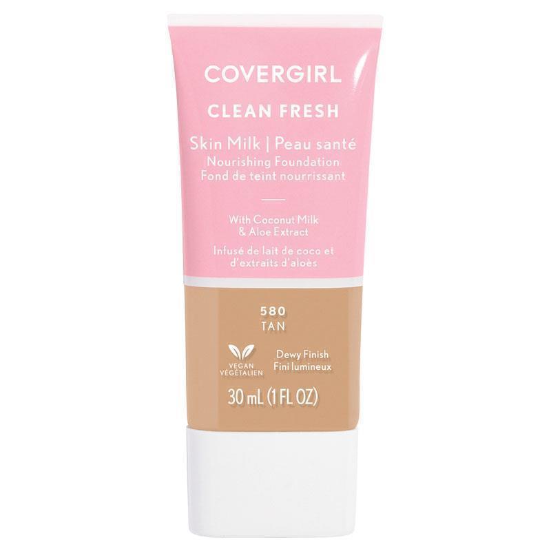 Covergirl Clean Fresh Skin Milk Vegan Foundation Tan 580 Online Only