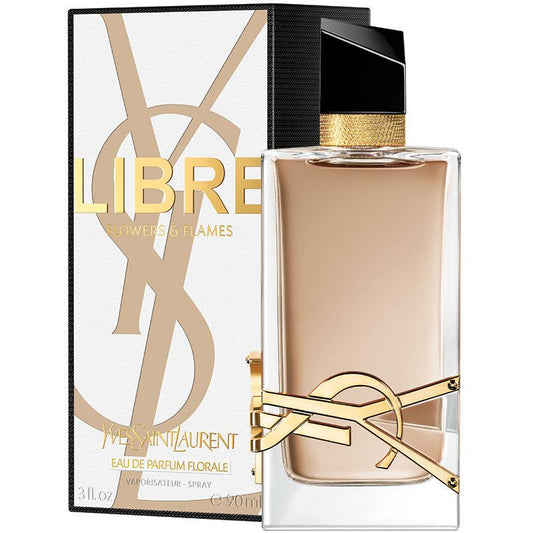 Yves Saint Laurent Libre Flowers & Flames Eau de Parfum Florale 90ml - A Floral Symphony-Auzzi Store