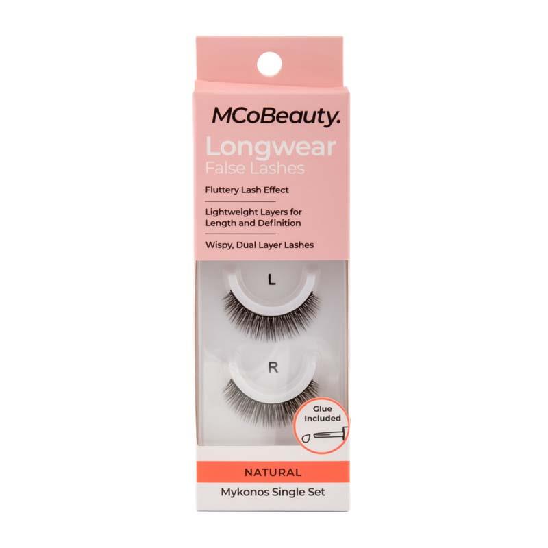MCoBeauty Longwear False Lashes Natural Mykonos Single Set
