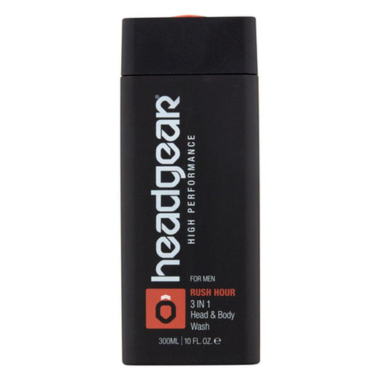 Headgear Rush Hour 3-in-1 Shampoo, Conditioner & Body Wash 300ml - All-in-One Clean