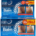 Neat Feat Foot & Heel Balm 2x120g Tubes - Hydrating Moisturizer