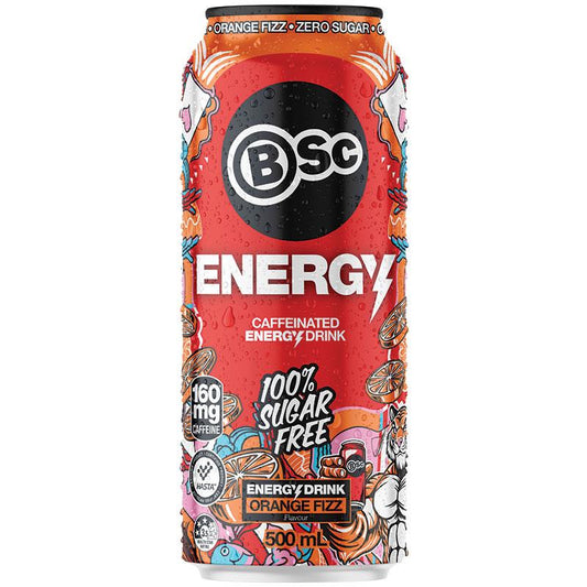 BSc Energy Drink Orange Fizz 500ml - Ultimate Energy Booster-Auzzi Store