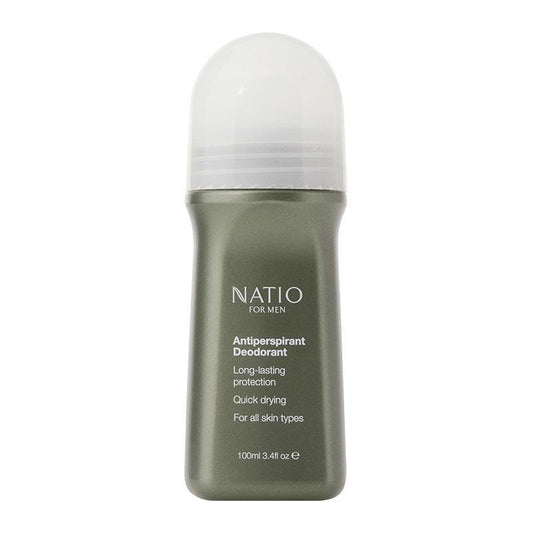 Natio Men’s 100ml Long-Lasting Antiperspirant Roll-On Deodorant