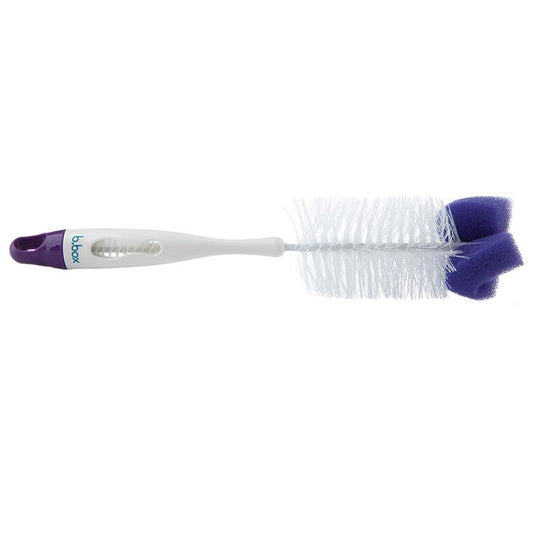 b.box 2 in 1 Brush and Teat Cleaner Plum - Effortless Cleaning for Bottles and Teats-Auzzi Store