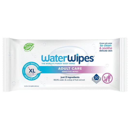 WaterWipes Adult Care Extra Large Wipes - 30 Pack-Auzzi Store