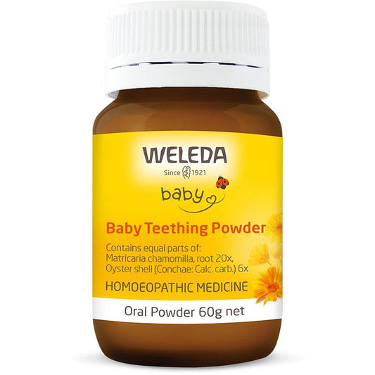 Weleda Baby Teething Powder - 60g for Natural Relief