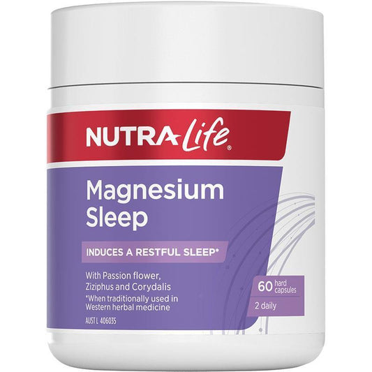 Nutra-Life Magnesium Sleep 60 Capsules - Restful Sleep Formula
