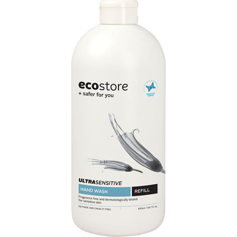 Ecostore Ultra Sensitive Liquid Hand Wash Refill 850ml - Gentle & Nourishing - Auzzistore