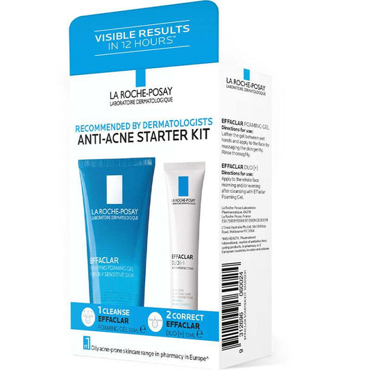 La Roche Posay Effaclar M Anti Acne Starter Kit - 2-Week Supply