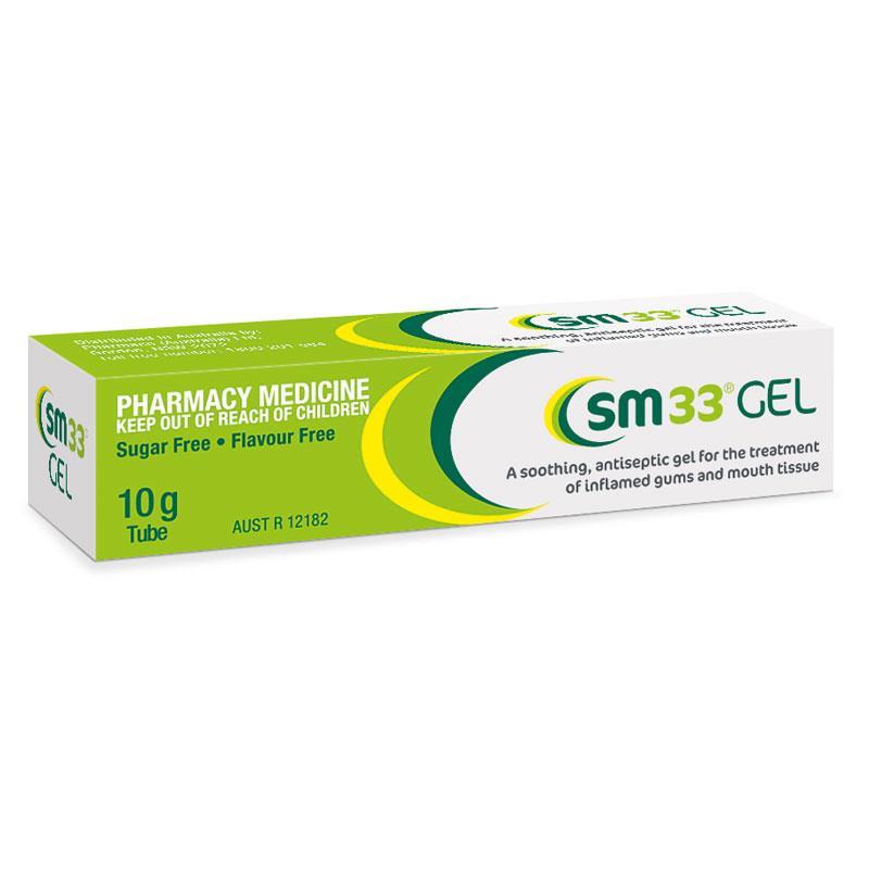 SM-33 Gel 10g Tube - Soothing Antiseptic for Inflamed Gums-Auzzi Store