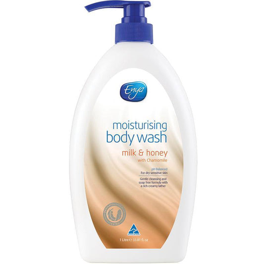 Enya Milk & Honey Body Wash with Chamomile Extract - 1L