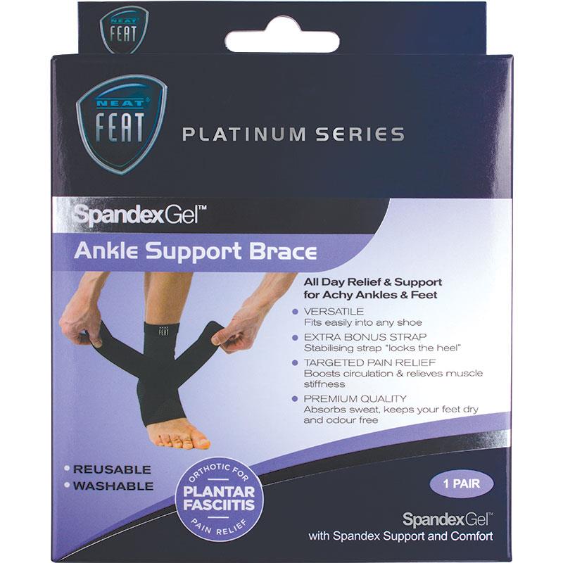 Neat Feat SpandexGel Ankle Support Brace Medium - Ultimate Ankle Support