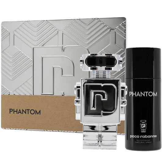 Paco Rabanne Rabanne Phantom Eau de Toilette 100ml + Deodorant Spray 2 Piece Gift Set - Auzzistore