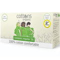 Cottons Regular Tampons, 16 Count, 100% Cotton, Comfortable Absorbency
