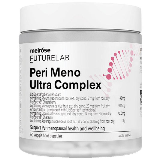 Melrose FutureLab Peri Meno Ultra Complex - 60 Capsules for Menopausal Support - Auzzistore