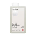 Thankyou Botanical Geranium Rose & Wood Hand & Body Wash Refill - 1L