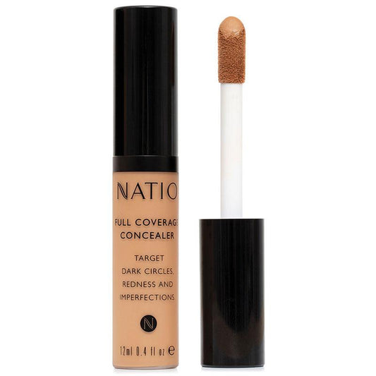 Natio Full Coverage Concealer Dark Medium Online Only