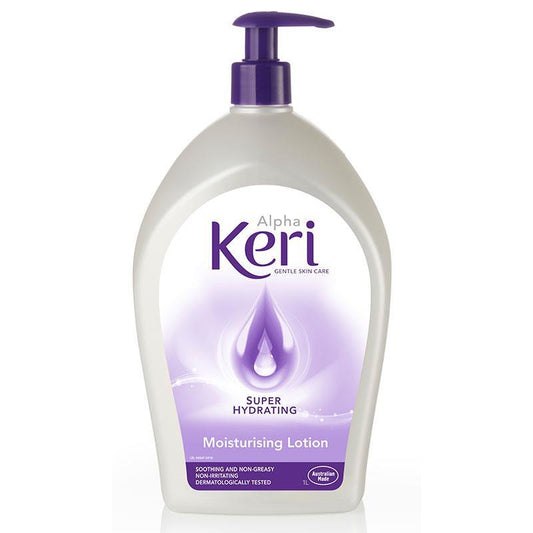 Alpha Keri Super Hydrating Moisturising Lotion - 1 Litre for All Skin Types-Auzzi Store