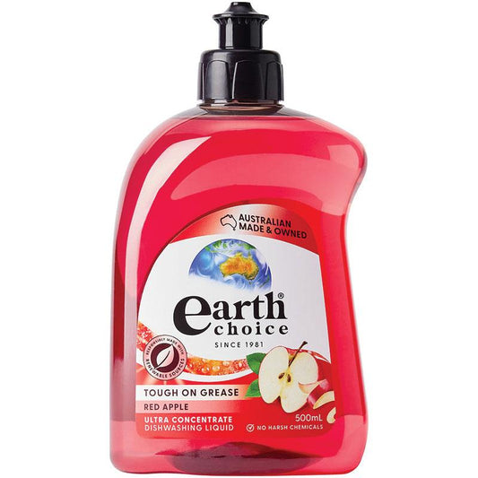 Earth Choice Dishwash Concentrate Red Apple - 500ml - Auzzi Store
