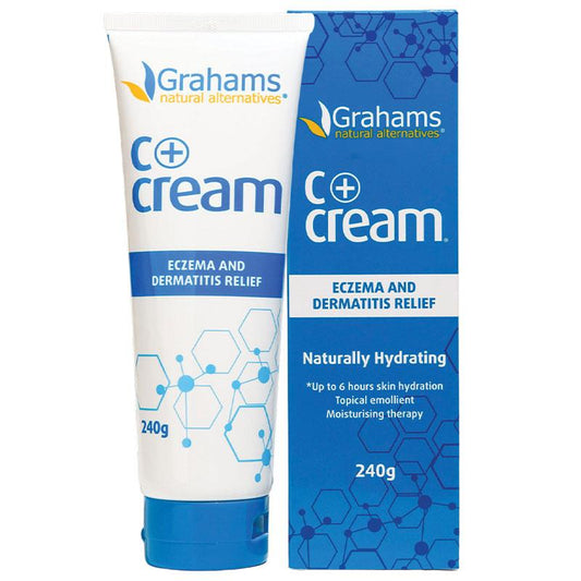 Grahams C+ Eczema & Dermatitis Cream 240g - Natural Relief for Sensitive Skin - Auzzi Store