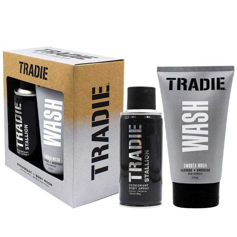 Tradie Stallion Men's Body Wash & Deodorant Gift Set 275ml/160ml