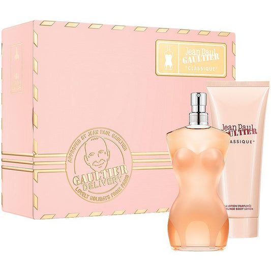 Jean Paul Gaultier Classique for Women Eau de Toilette 100ml & Body Lotion 2 Piece Set - Auzzistore