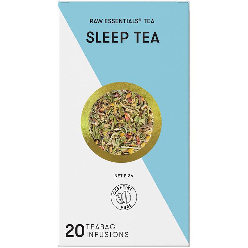 Raw Essentials Sleep Herbal Tea, 20 Bags – Chamomile & Lavender