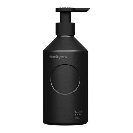 Thankyou Forever Bottle - Black Aluminium 500ml - Auzzistore