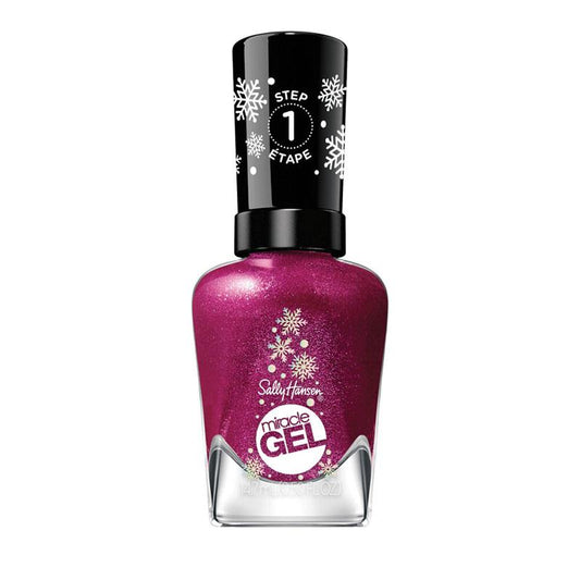 Sally Hansen Miracle Gel Nail Polish Once Upon A Holiday Collection Sugar Plum Kisses 14.7ml - Auzzistore