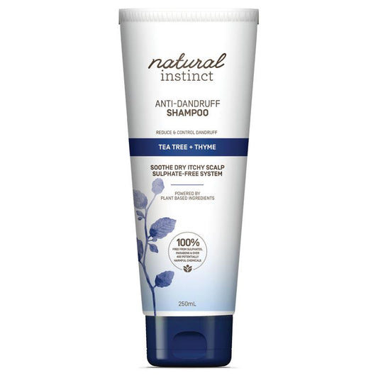 Natural Instinct Anti Dandruff Shampoo 250ml - Gentle Cleansing for Scalp Health - Auzzi Store