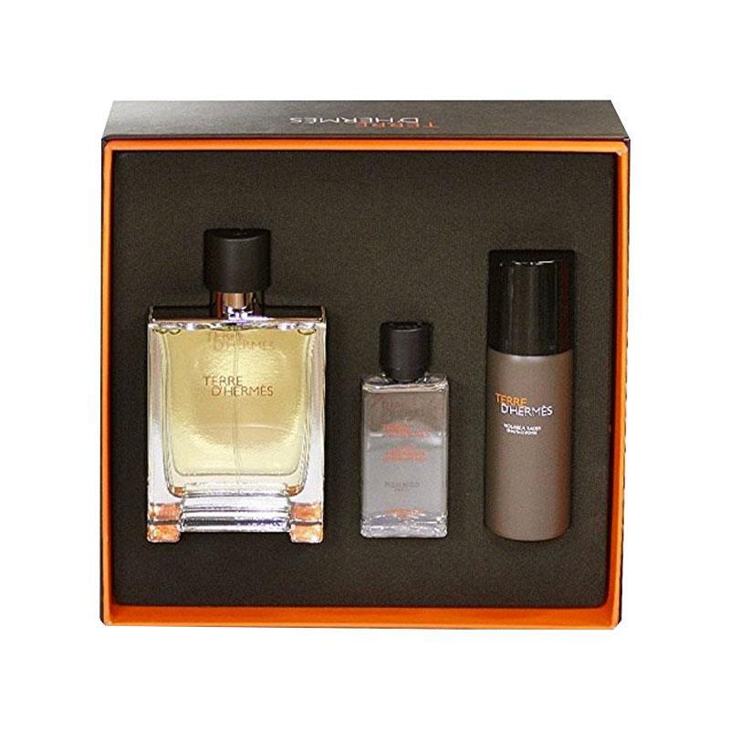 Hermes Terre Eau de Toilette 100ml 3 Piece Set