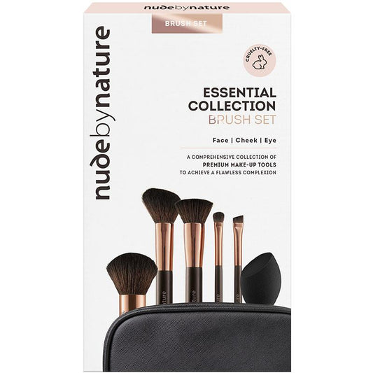 Nude by Nature Essential Collection Brush Set - Auzzistore
