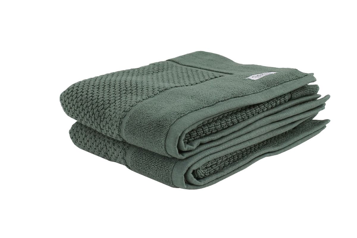 Onkaparinga Set of 2 850GSM Avalon Bath Mats (Fir Green)