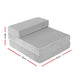Giselle Bedding Foldable Mattress Folding Foam Bed Mat Light Grey – view 3