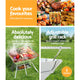 Grillz Fire Pit BBQ Grill with Carry Bag Portable – view 5