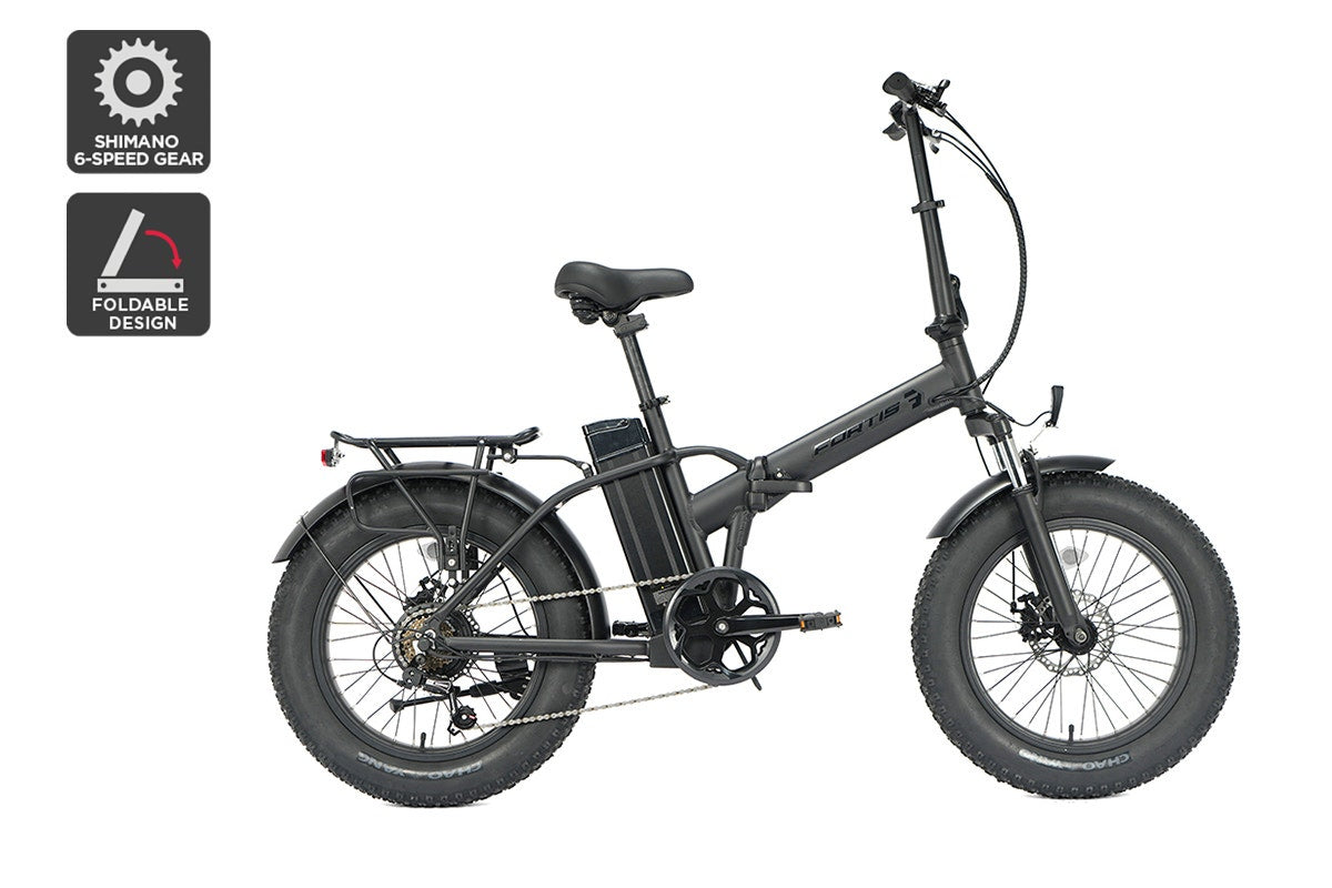 Fortis Shimano 6-Speed 20" Foldable Electric Bike