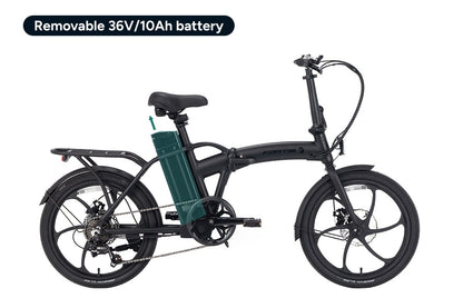 Fortis Shimano 7-Speed 20" Foldable Electric Bike