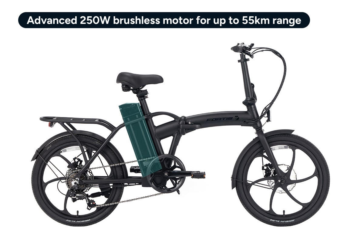 Fortis Shimano 7-Speed 20" Foldable Electric Bike