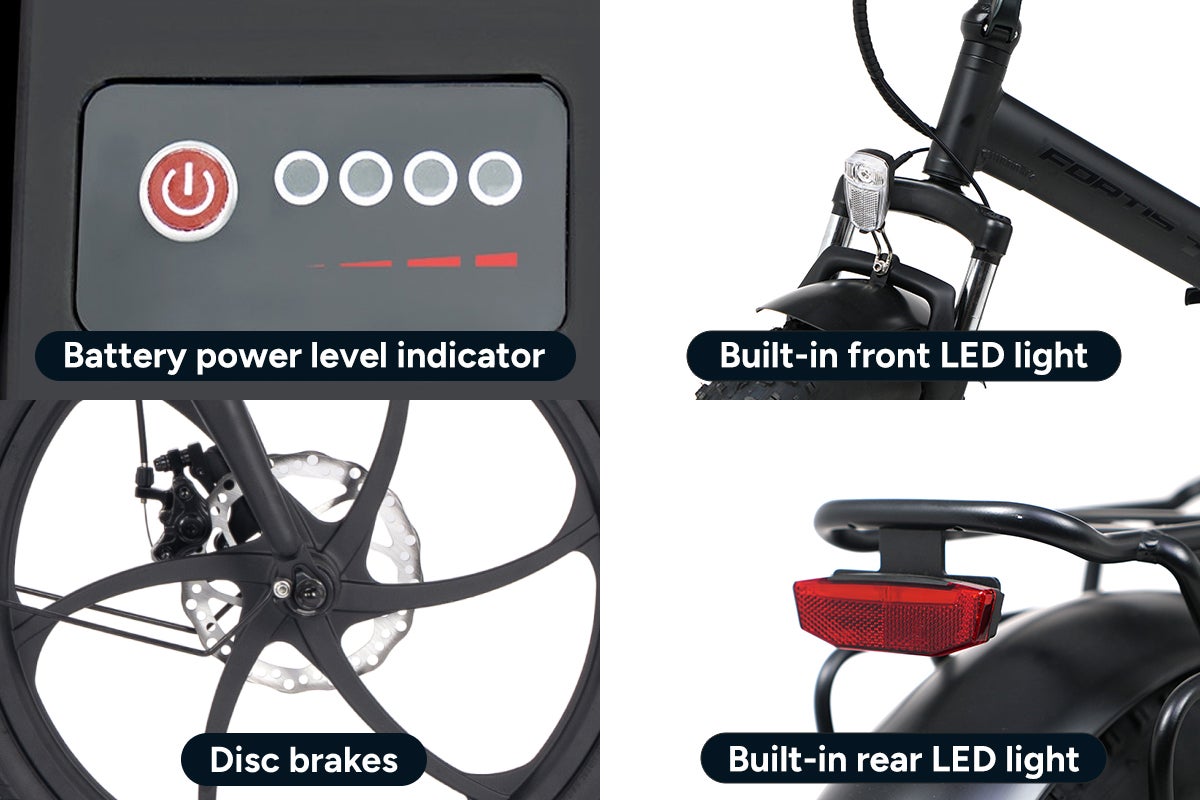 Fortis Shimano 7-Speed 20" Foldable Electric Bike