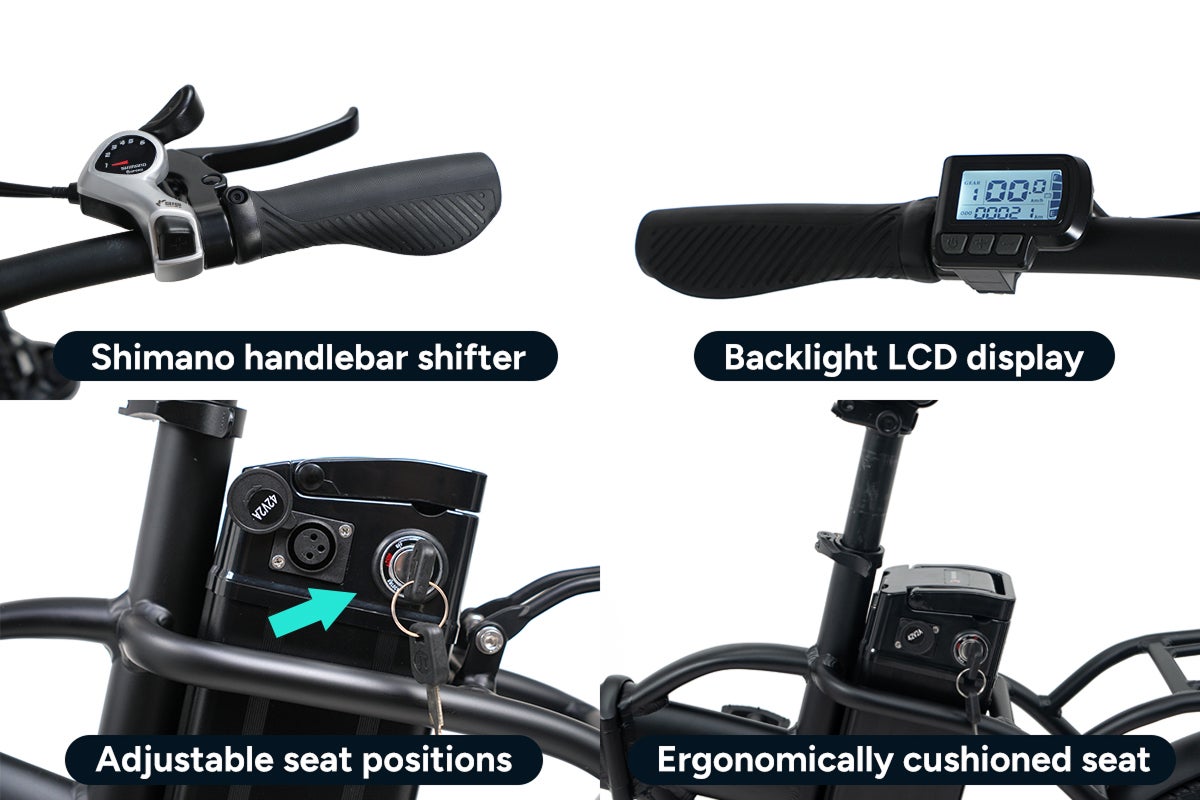 Fortis Shimano 7-Speed 20" Foldable Electric Bike