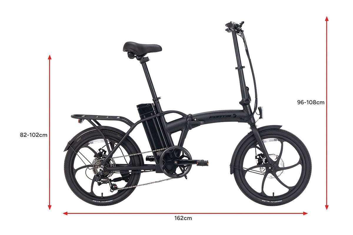 Fortis Shimano 7-Speed 20" Foldable Electric Bike