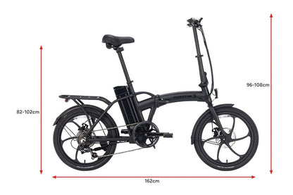 Fortis Shimano 7-Speed 20" Foldable Electric Bike