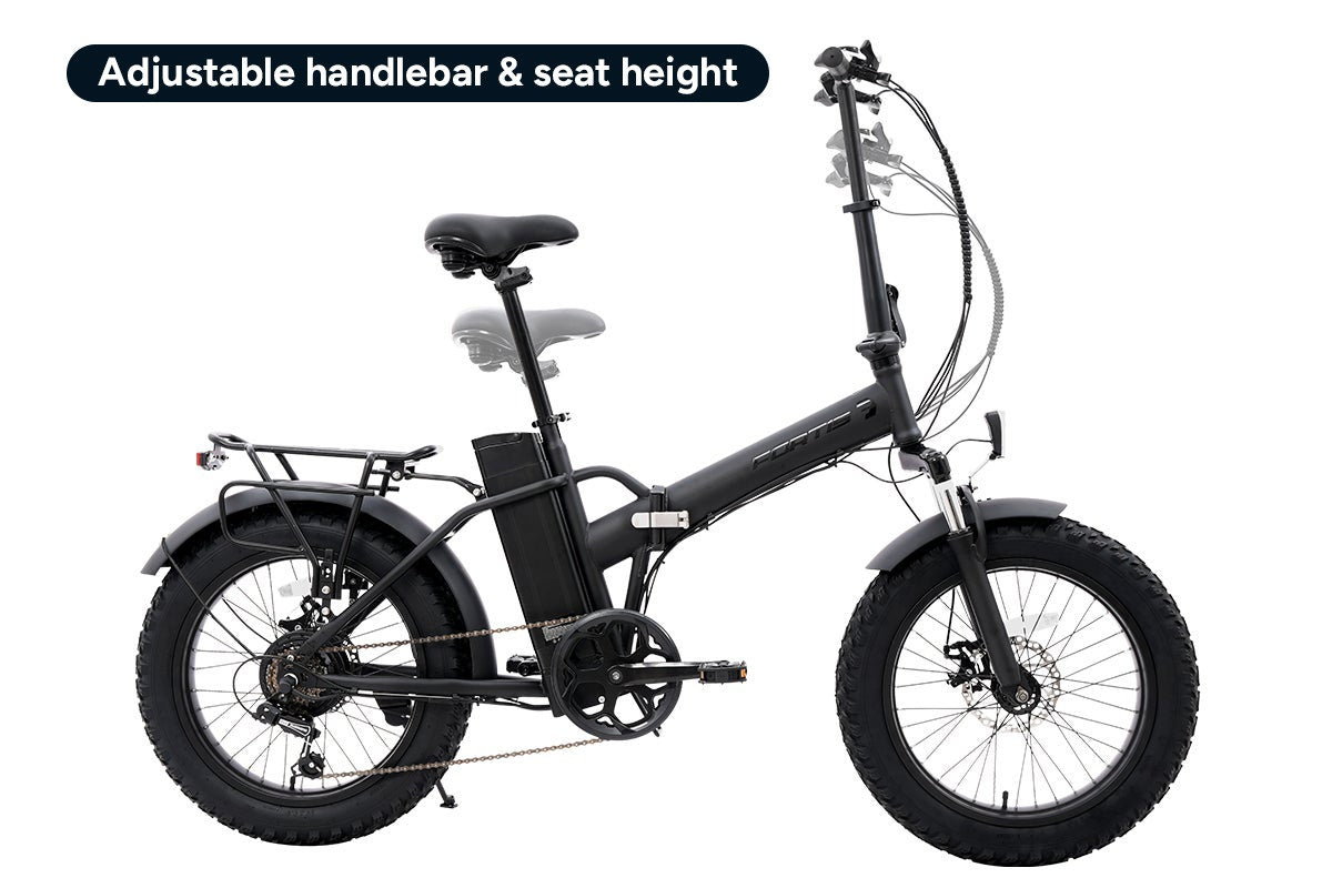 Fortis Shimano 7-Speed 20" Fat Tyre Foldable Electric Bike