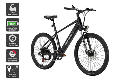 Fortis 27.5" 36V 10Ah Hybrid Pro Commuter Electric Mountain Bike