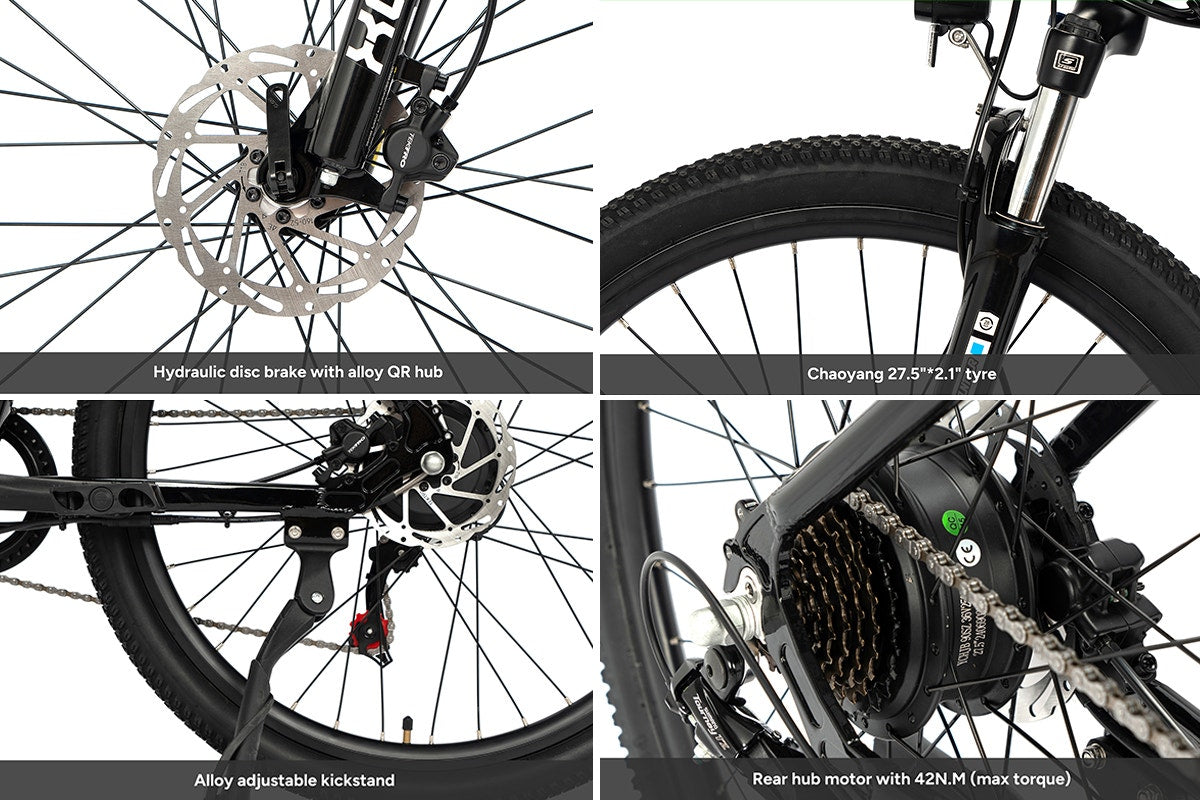 Fortis 27.5" 36V 10Ah Hybrid Pro Commuter Electric Mountain Bike